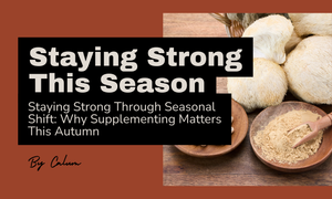 Autumn wellness supplements CBD and mushrooms for seasonal immune support
