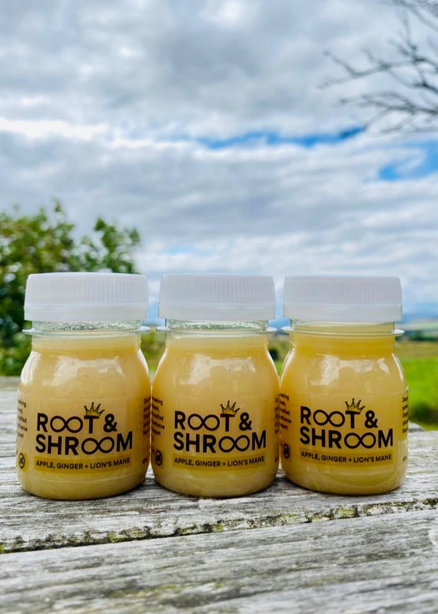 Root & Shroom - Apple, Ginger, Pear & Lion’s Mane Shot (60ml | 100mg)