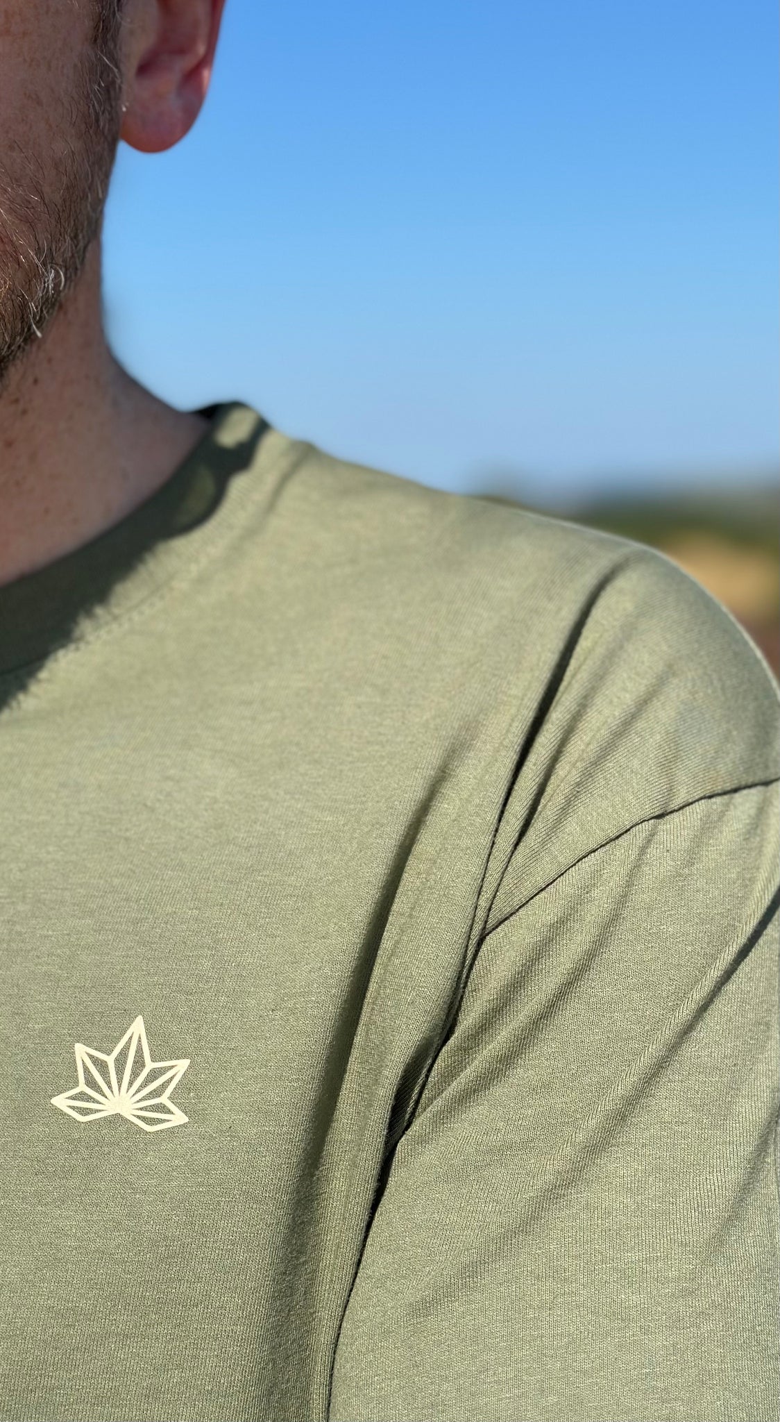 Fall Collection T-Shirt -  Olive Green / Gold Logo