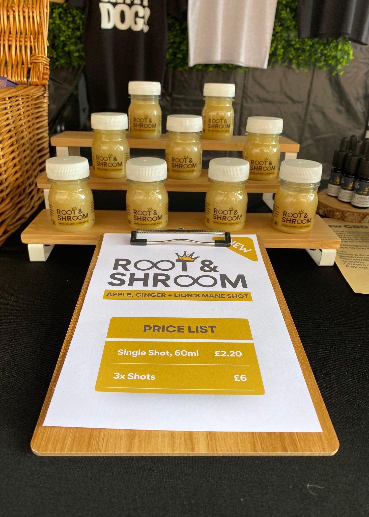 Root & Shroom - Apple, Ginger, Pear & Lion’s Mane Shot (60ml | 100mg)
